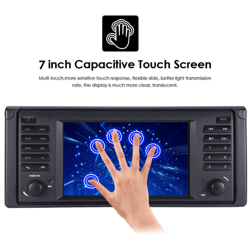 für BMW E39 E53 X5 5er 7'' Autoradio CarPlay GPS Navigator WIFI BT +USB RDS FM - Bild 9 von 10