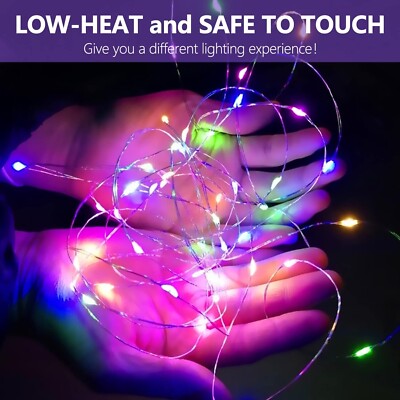 20m 200 LED String RGB Lichterkette wasserdicht Kupferdraht Weihnachten 8 Modi