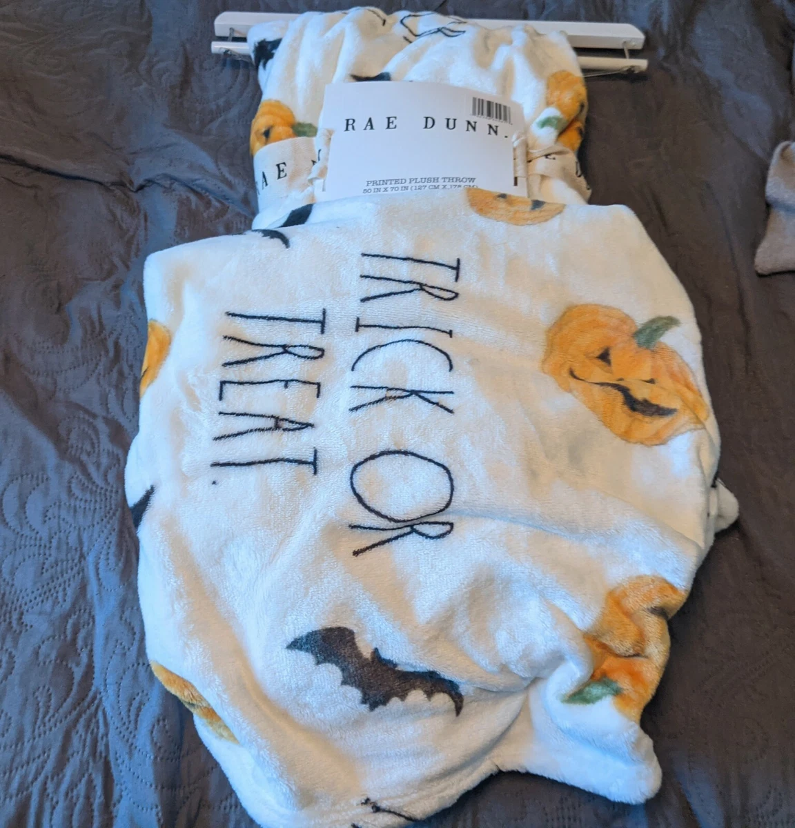 Rae dunn plush throw blanket cheap