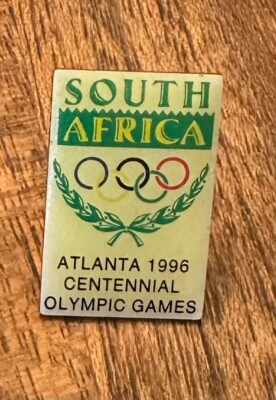 Atlanta 1996  South Africa National Olympic Committee NOC Olympic Pin