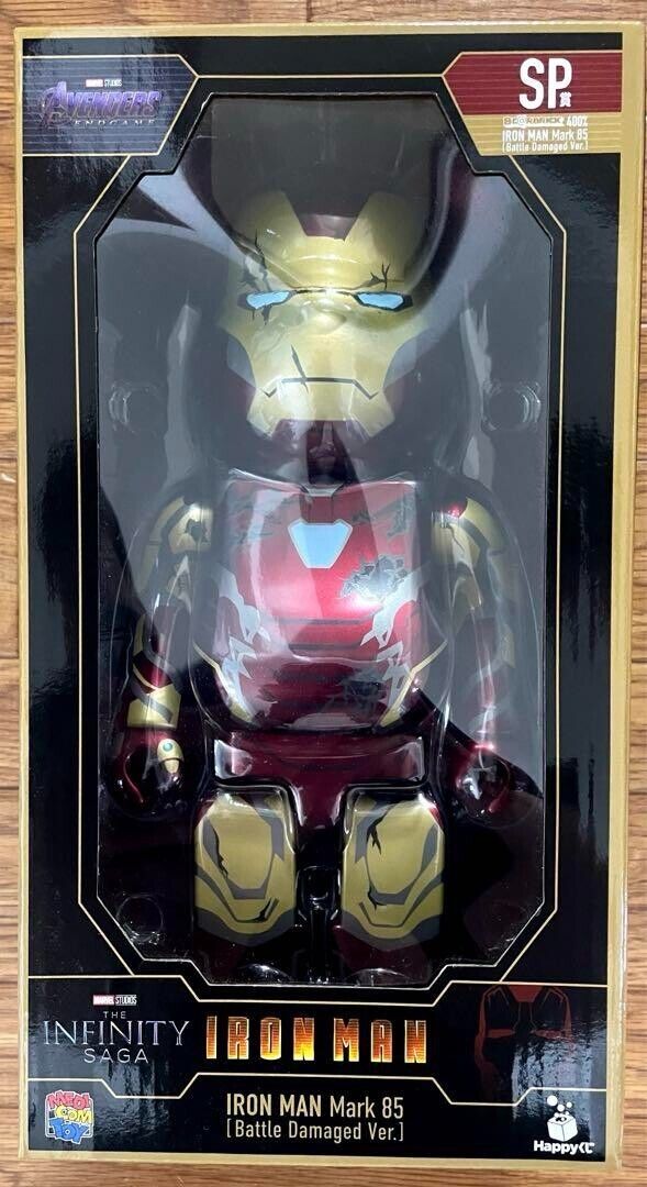 BE@RBRICK 400% IRON MAN Mark 85 Damaged Ver. lottery prize BE@RBRICK 400% IRON MAN Mark 85 Damaged Ver. lottery prize