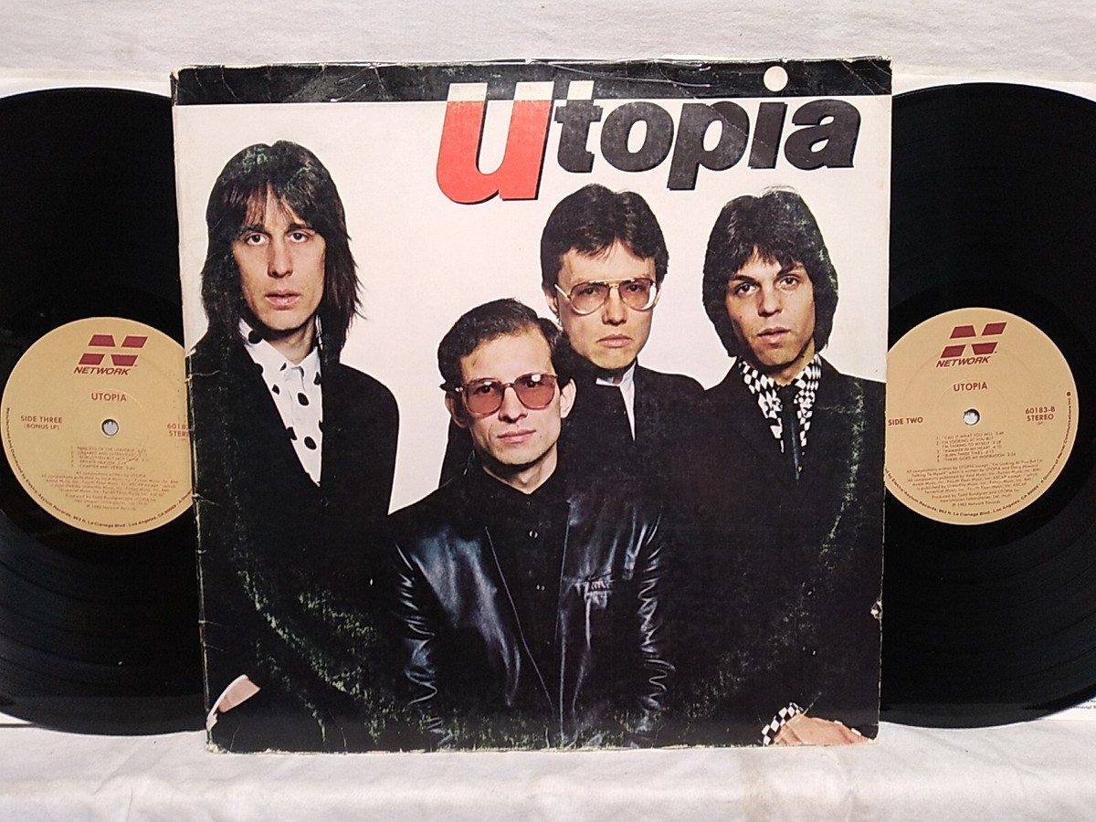 Utopia Self-Titled Utopia 2 x Vinyl LP Network Records 9 60183-1