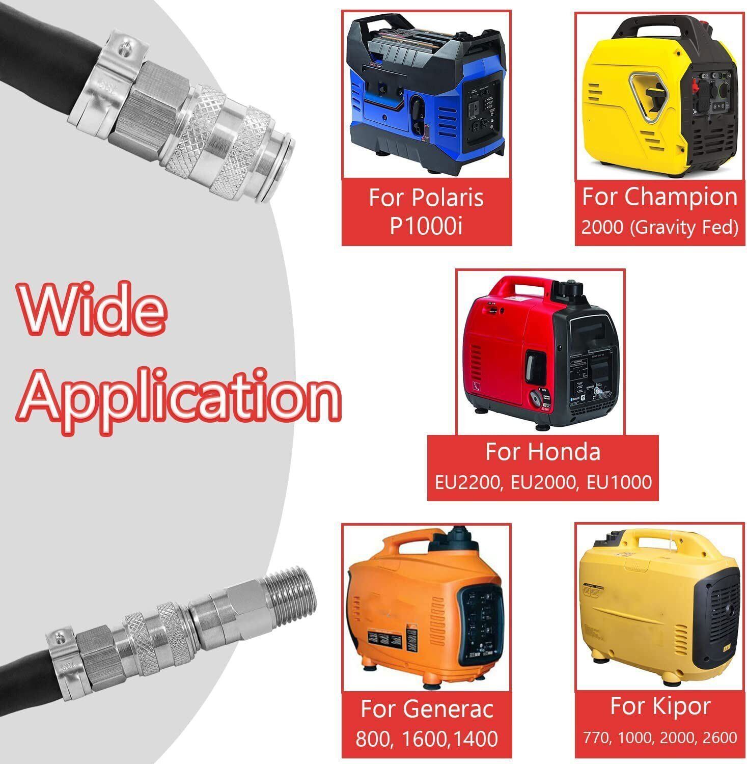 HND1.2CD Dual System Extended Run Generator Fuel Kit For Honda Polaris Champion