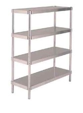 Prairie View Industries Shelving Unit Heavy-Duty Aluminum 20x36x48 w 3 Shelves