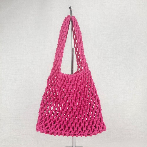 Summer Grass Rope Hollow Hand Knitted Women's Hollow Knitted Handbag`qi - Picture 16 of 16