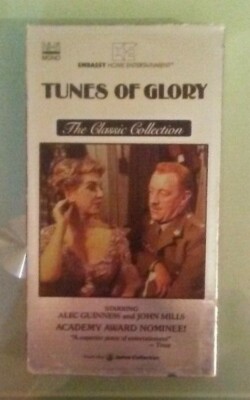 alec guinness  TUNES OF GLORY john mills  VHS VIDEOTAPE