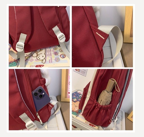 Neu 16 Zoll Schultertasche Pop Schule Rucksack Bookbag Schulranzen Reisetasche Jugendliche - Bild 11 von 32