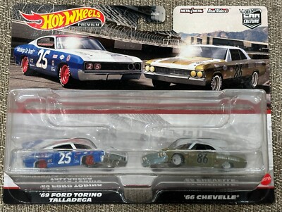 Hot Wheels Premium Car Culture 2 Pack '69 FORD TORINO TALLADEGA