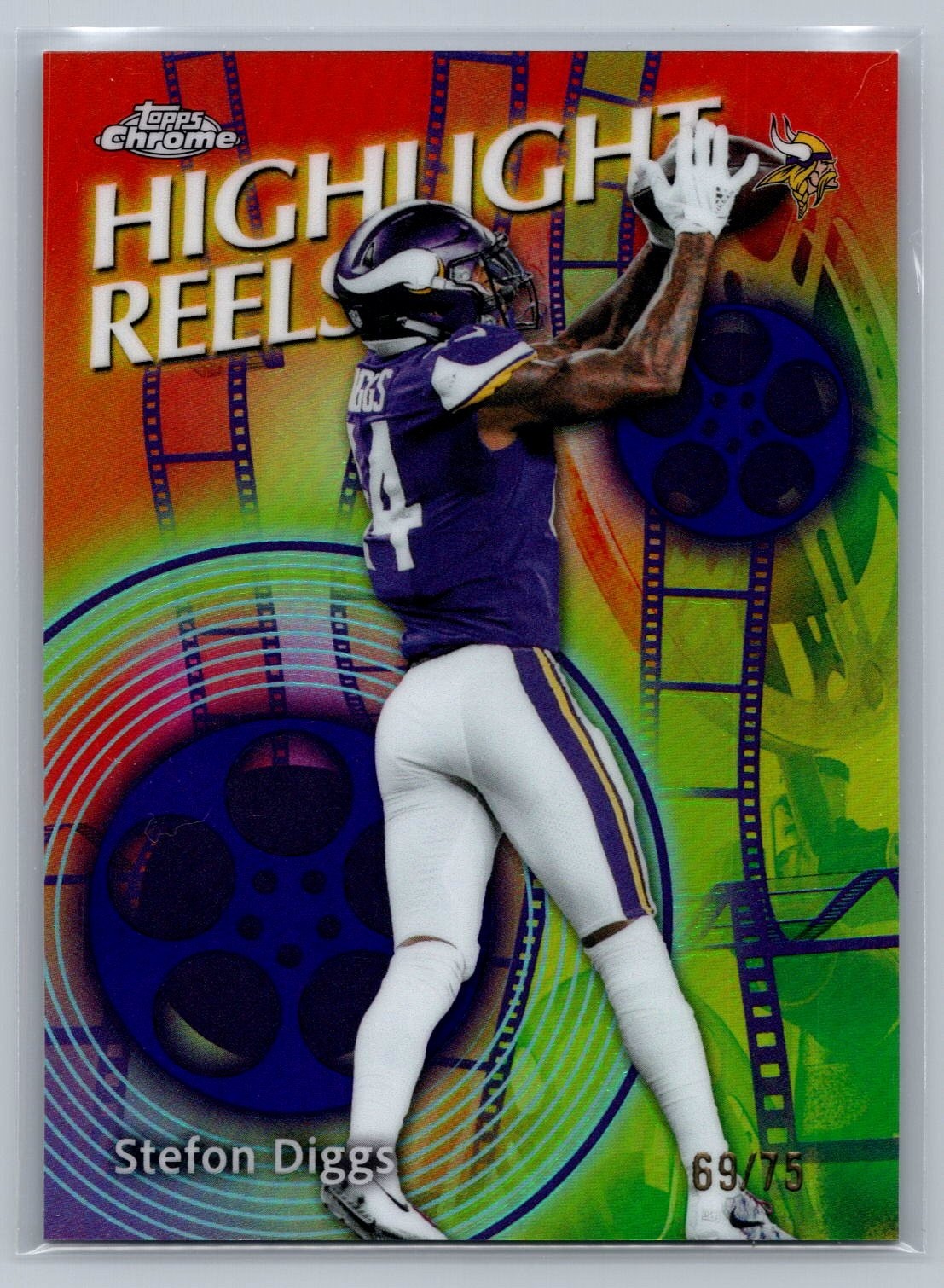 Stefon Diggs 2026 Topps Flagship Chrome Highlight Reels #HR-1