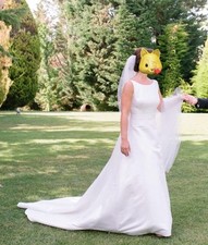 Rosa Clara Wedding Dress - Classy Size 8 On Seam