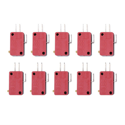 10 Stücke Rot 3 Pins Push Button Micro Schalter Ersatz für Spiel