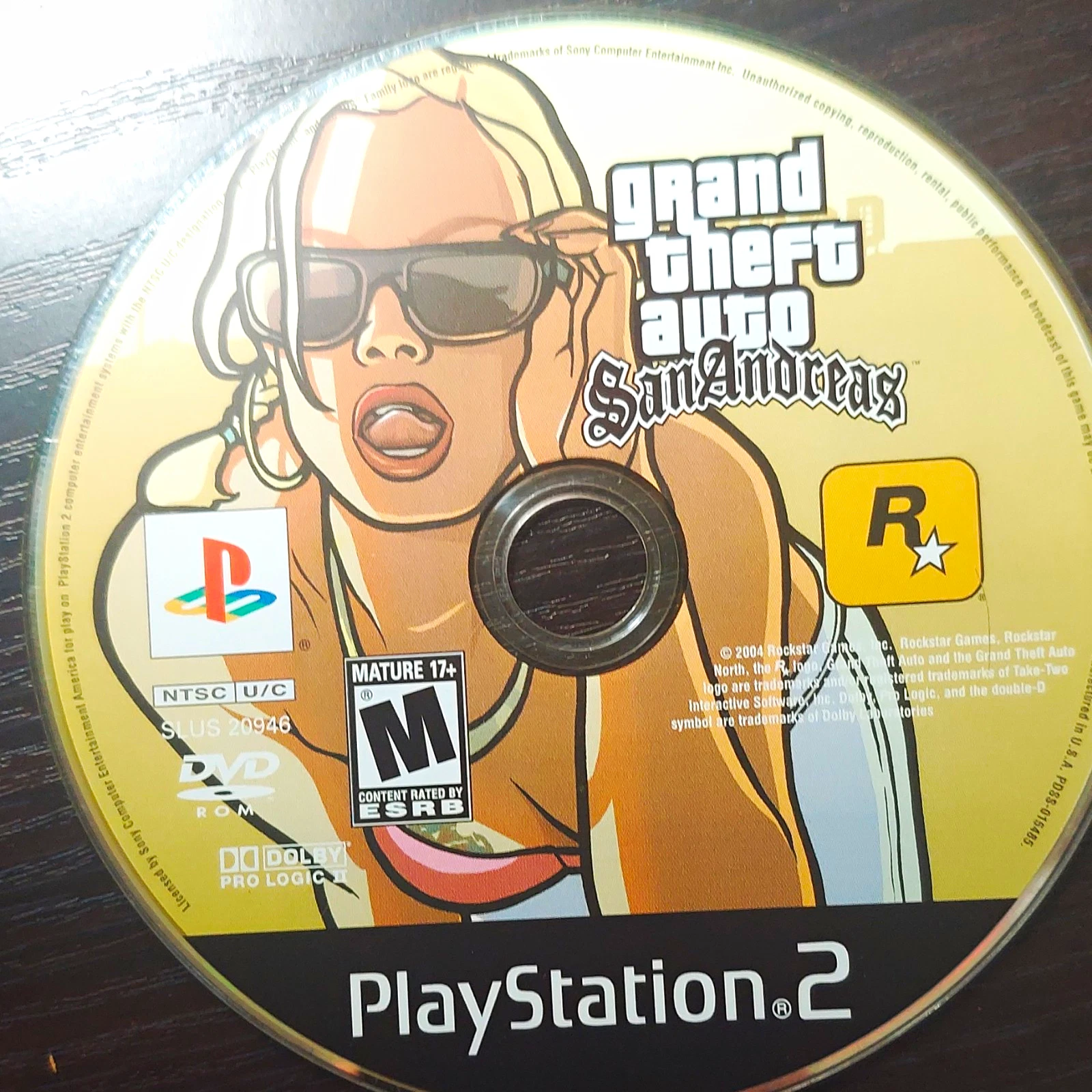 Rockstar Games Grand Theft Auto: San Andreas - Sony PlayStation 2 (2004) Manual