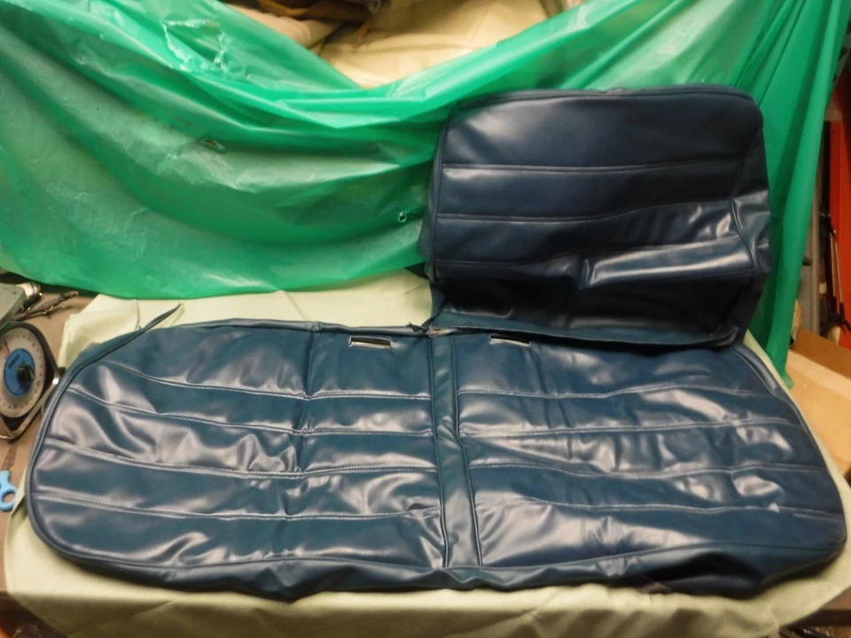 Incomplete Set 1970 to 1972 Oldsmobile Cutlass 442 Front Bench Seat Covers 442 - Image 2 of 4