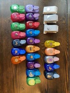 Scrapbooking EK Success Paper Shapers Mini Thumb Punch Mixed Lot Of 25