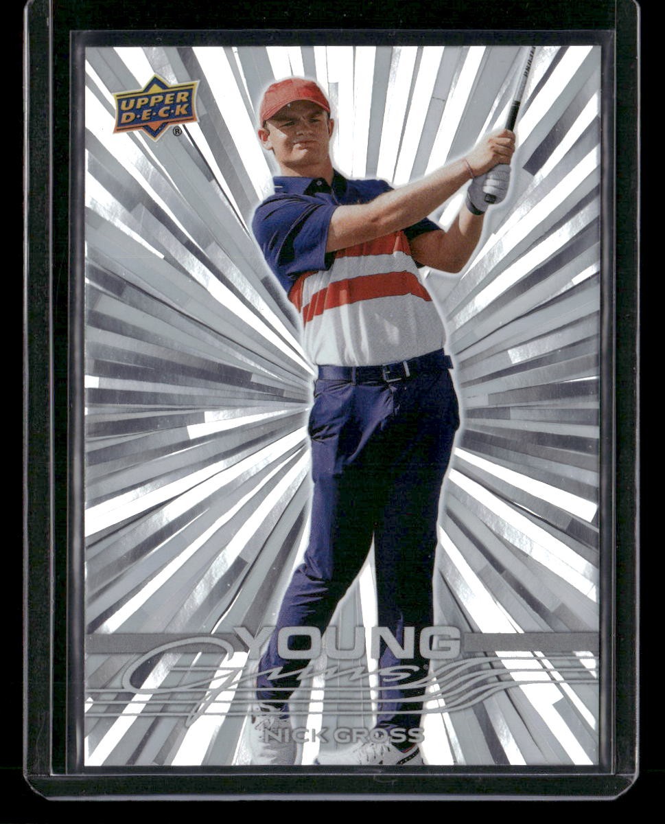 2026 Upper Deck Golf #123 Nick Gross Young Guns Outburst