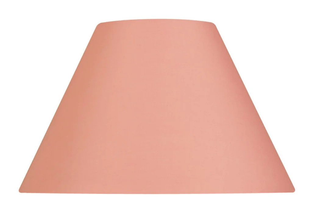 Lampshade Pink 6"" Coolie Pale Premium Cotton 140mm Oaks Lighting S501/5 PP