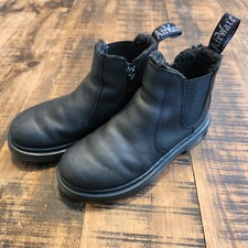 Dr Martens Kids Boots Youth Size 1 Air Wair Boots Doc Marten Black