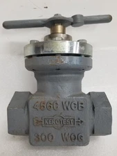 Kerotest 456-C16SWT Globe Valve 2" Socket Weld Manual Steel 300 WOG