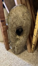Large Raw Ocean Driftwood Slab With Natural Hole