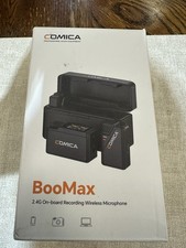 COMICA BooMax Wireless Microphone, 2.4Ghz Dual-Channel Mic, 32-bit Open Box
