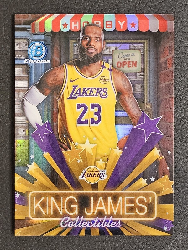 2025 Bowman Chrome LeBron James King James Collectibles Refractor #HS-13 Lakers