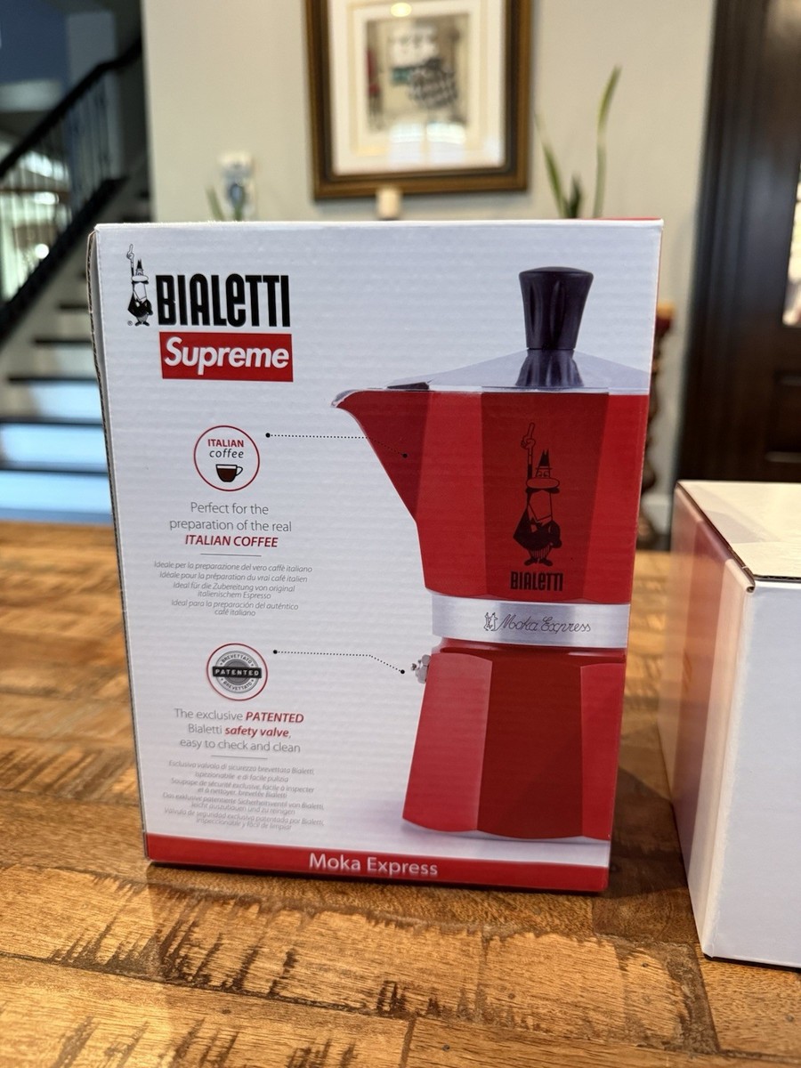 Supreme Bialetti Moka Express Stovetop Espresso Maker 6 Cup Brand