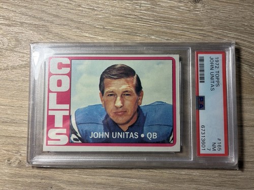 1972 Topps - Johnny Unitas Psa 7 Baltimore Colts