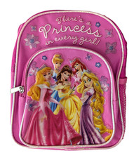 Disney Princess Belle Ariel Rapunzel Cinderella Aurora Mini Backpack New