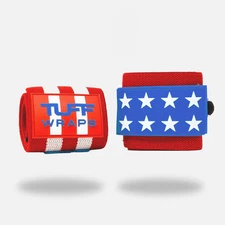 24" Villain Wrist Wraps - Merica'
