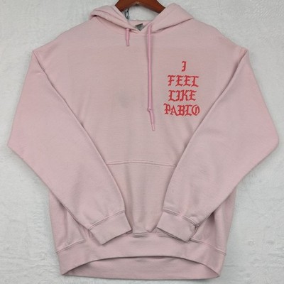 Kanye West I Feel Like Pablo Hoodie Men's M Pink Ultralight Beam Rap Tour Merch