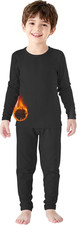 Toddler Thermal Underwear Set for Kids - Winter Base Layer Long Johns for Boys G