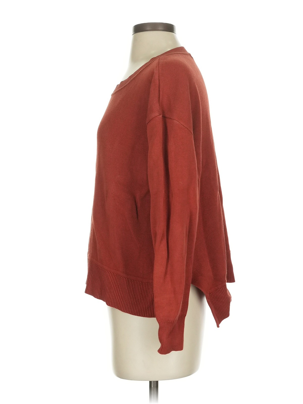 Mango Women Red Pullover Sweater XS thumbnail 4