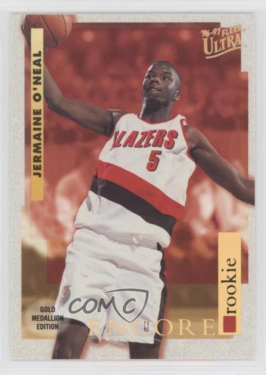 1996-97 Fleer Ultra Gold Medallion Edition Jermaine O'Neal #G-274 Rookie RC 2u3