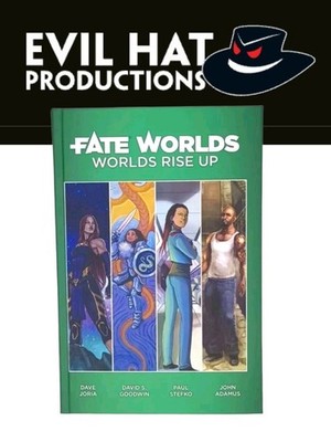 New Fate Worlds World Rise Up Fate Core System Sourcebook Book Hard Cover