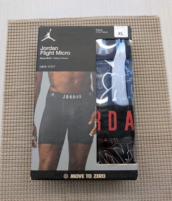 New 2 Pack Nike Air Jordan Flight Micro Boxer Briefs Men s XL Dri-Fit