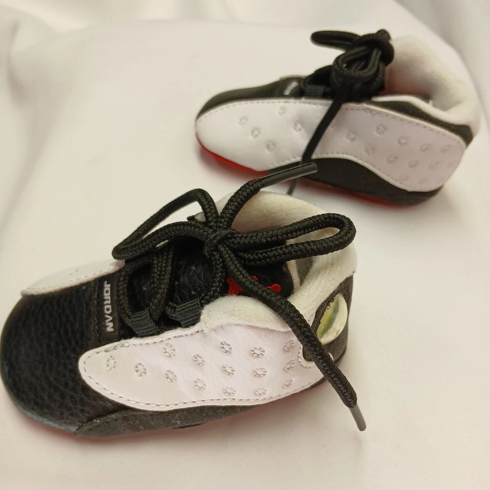 Immaculate Nike Air Jordan 13 Retro Infant Crib Shoes Size 3C No. 552664-104  - Image 3 of 4