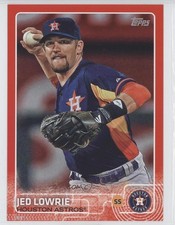 2015 Topps 5x7 Red 8/10 Jed Lowrie (Base) #407 3s3