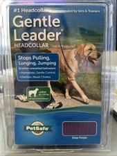 PetSafe Pet Safe Gentle Leader Headcollar Collar Large 60-130 lbs Deep Purple