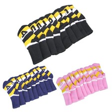 9pcs Golf Knitted Golf Covers Durable Iron Headcovers Soft Iron Cover Universal