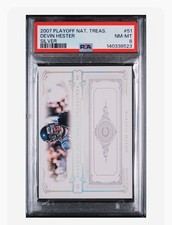 2007 Devin Hester Playoff Nat Treasure 1 of 25