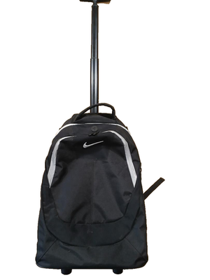 Nike Luggage Roller Suitcase Black Travel Bag Wheel Rolling Sport Backpack 20 In | eBay Nike Luggage Roller Suitcase Black Travel Bag Wheel Rolling Sport Backpack 20 In | eBay