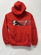 Puma Boys Hoodie Long Sleeve Kangaroo Pocket Sport Lifestyle Size Medium