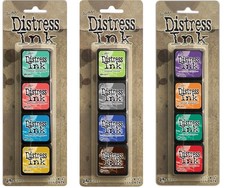 Ranger Tim Holtz Distress Mini Ink Pad Kits - 13, 14 and 15 Bundle