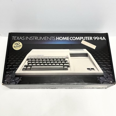 Vtg TEXAS INSTRUMENTS 99/4A Home Computer System - Unused in Original Box