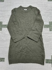 Madewell Sweater Dress Womens Small Green Knit Pullover