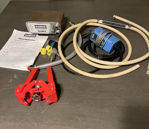 Blichmann Therminator Inline Wort Chiller - Out of Box +Thrumometer + More!