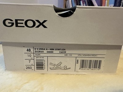 GEOX D S.VEGA A Damen-Sandalen In Größe 40 Neu mit Karton Ungetragen