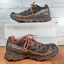 La Sportiva Ultra Raptor GTX Shoes Women 7.5 Orange Yellow Trail Running FriXion