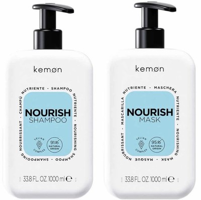 Kemon Nourish Shampoo & Conditioner 1000ml