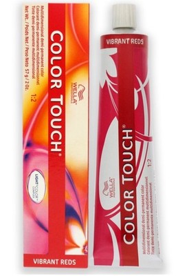 Wella Color Touch Vibrant Reds Demi Permanent Color #7/4 Medium Blonde/Red, 2oz